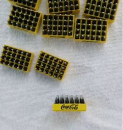 Set 10 Pcs  1:12 Dollhouse Miniature 12 Piece Soft Drink with Tray