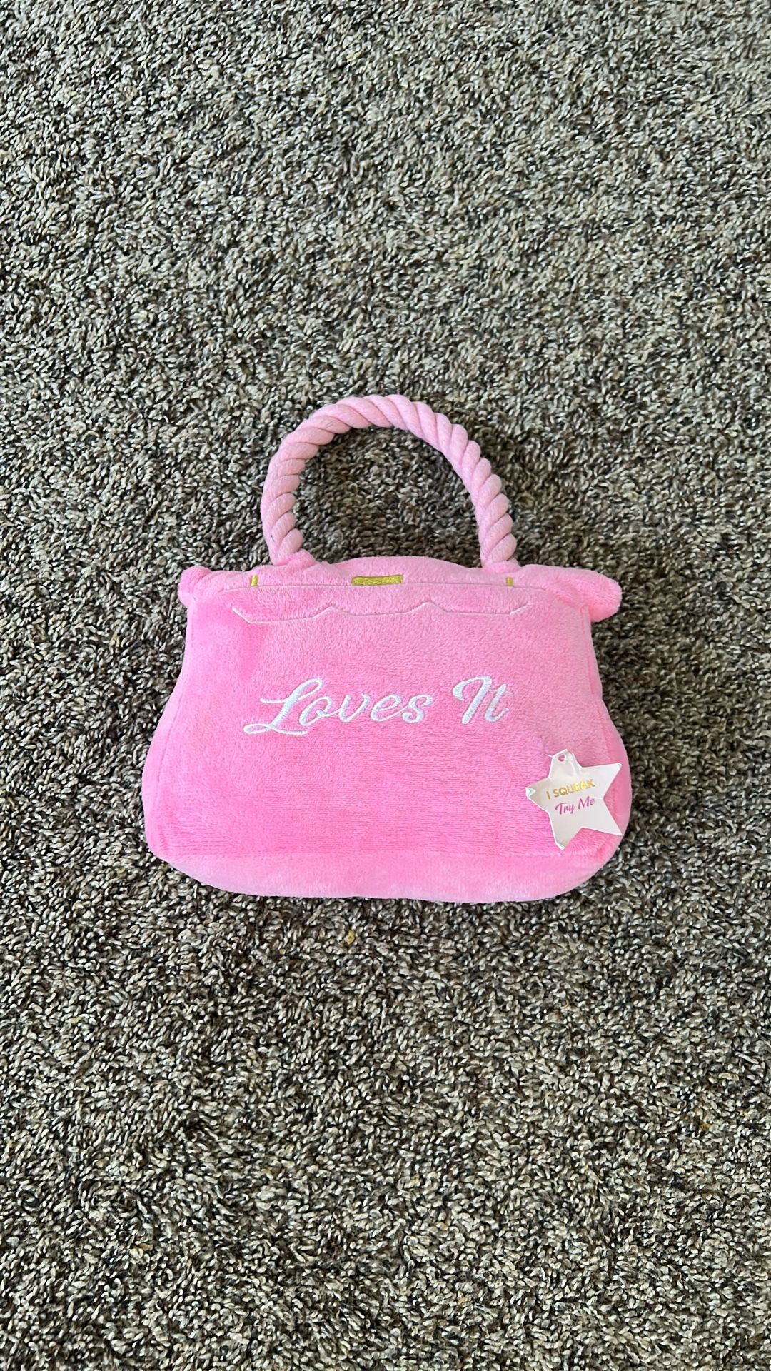 Pink Handbag Pet Toy