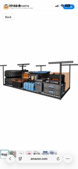 FLEXIMOUNTS 4x8 Overhead Garage Storage Rack (new in box)