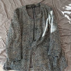 Blue & Tan Speckled Talbots Coat Size 18W