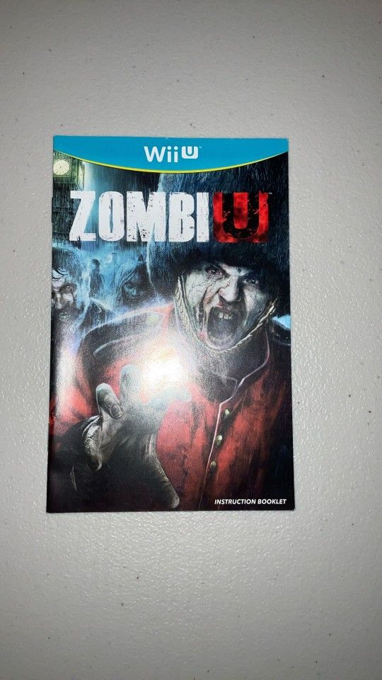 Manual Only Zombiu For The Wii U