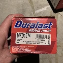 MKD1074 Ceramic brake pads Duralast 
