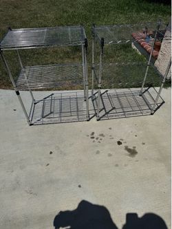 I have 2 3-Shelf Adjustable Heavy Duty Steel Wire…both for $40