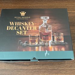 Brand New Whiskey Decanter Set