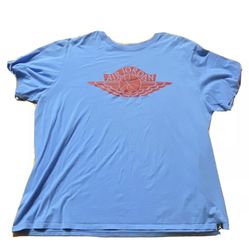 Nike Air Jordan 1 Wings T Shirt University Blue Red Travis Scott XXL XL