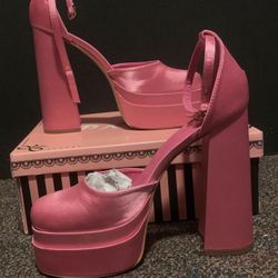 Pink Platform Heels 