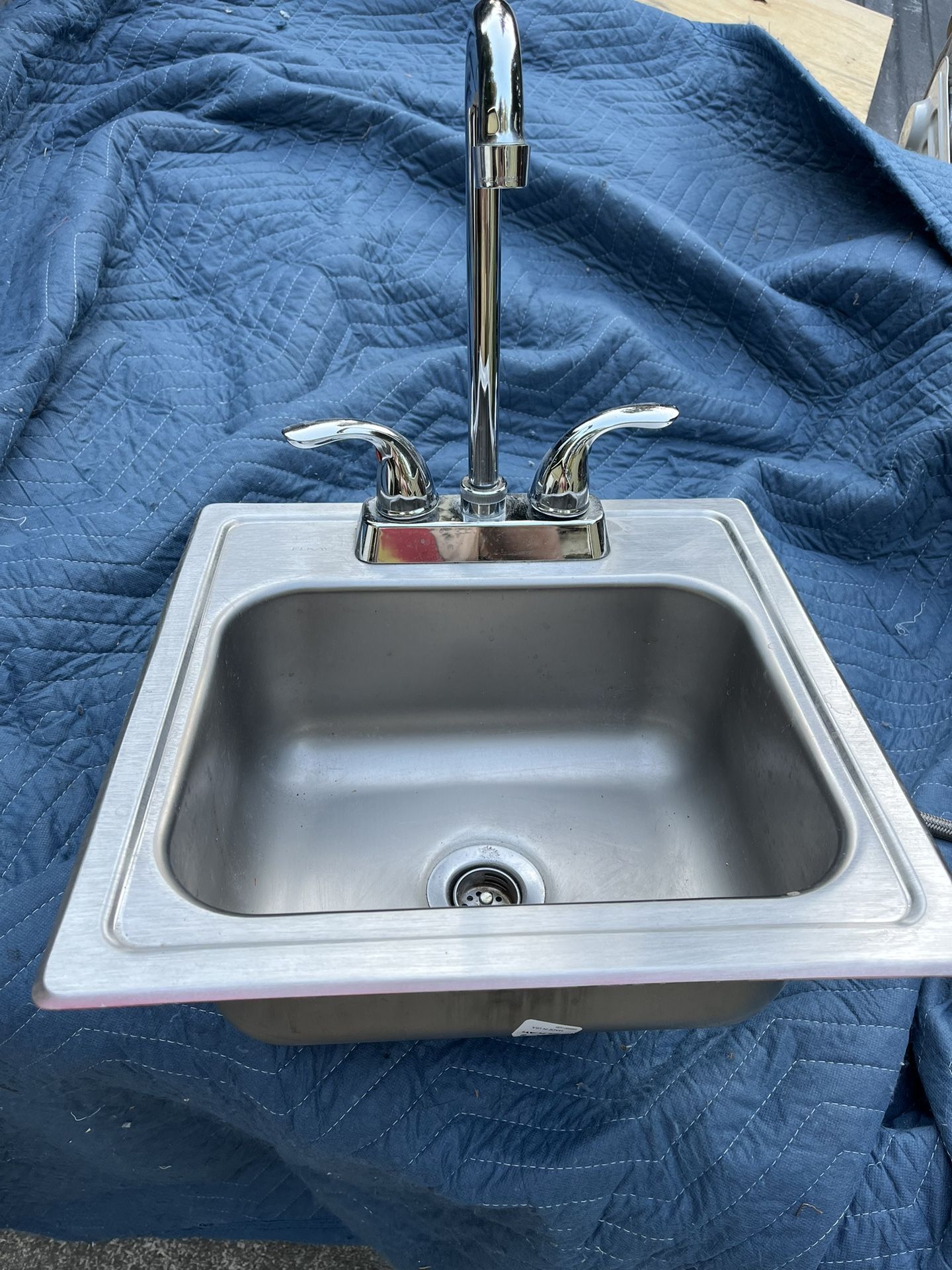 Small Little Stainless Steel Bar Sink 9.25 X 12”