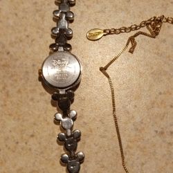 Disney, Mickey Mouse Necklace And Mickey Mouse Watch!