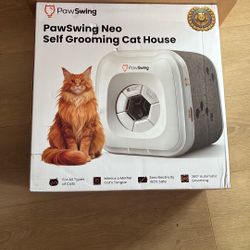 Cat Automatic Cat Litter Box & A Self Grooming Cat House 