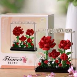 Mini LEGO- Red Roses 