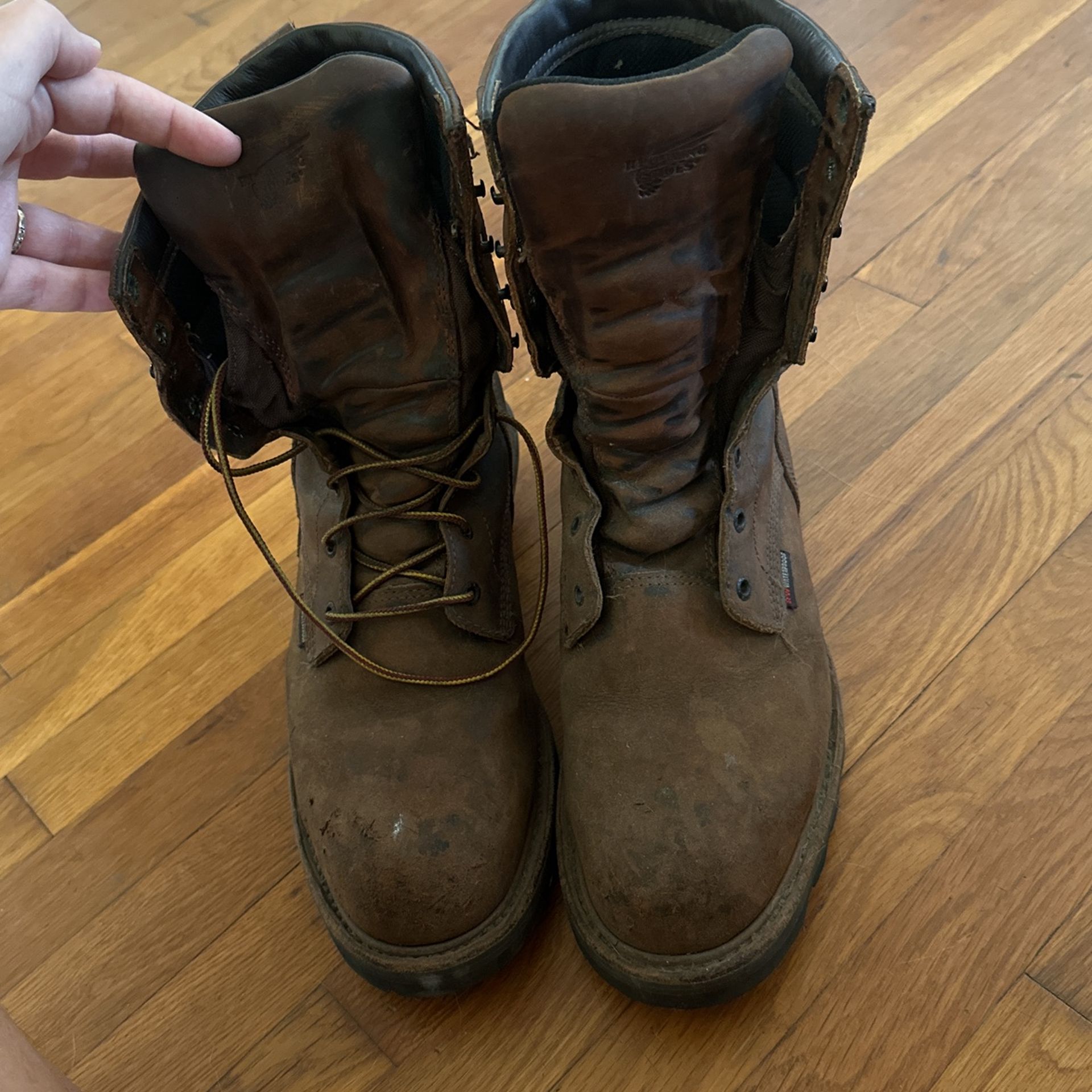 Red Wing Steel Toe Work Boots