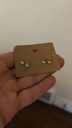 Free rainbow earrings