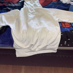white Champion Hoodie 