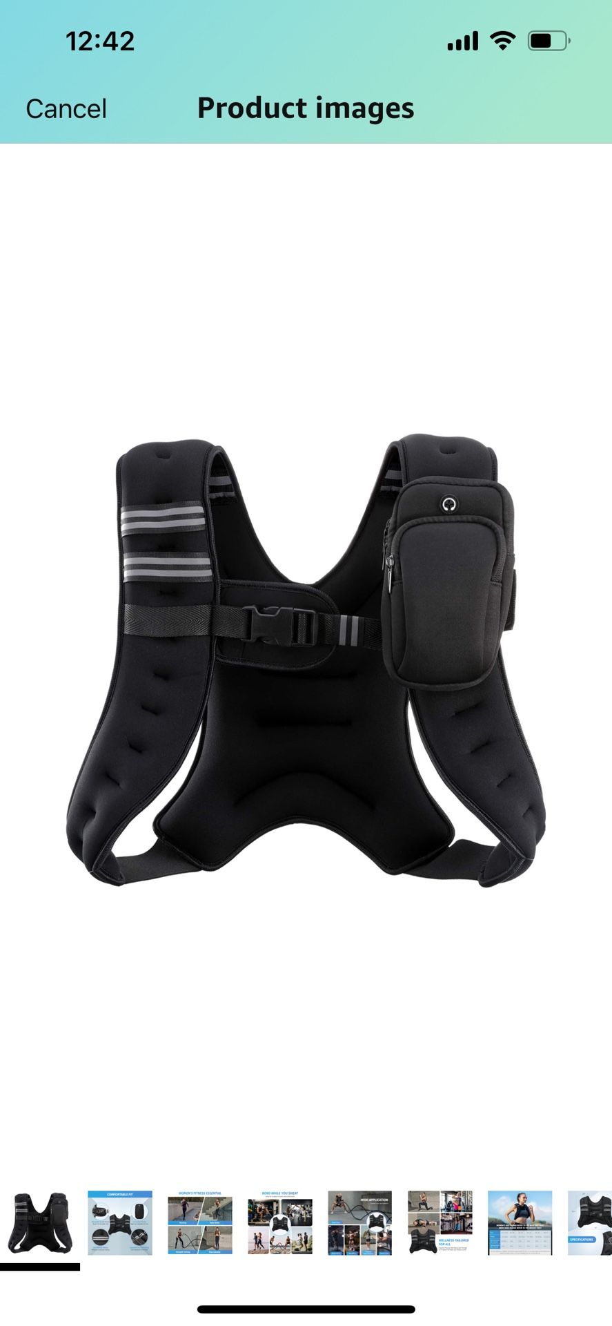 WEIGHTED VEST 12 Lb