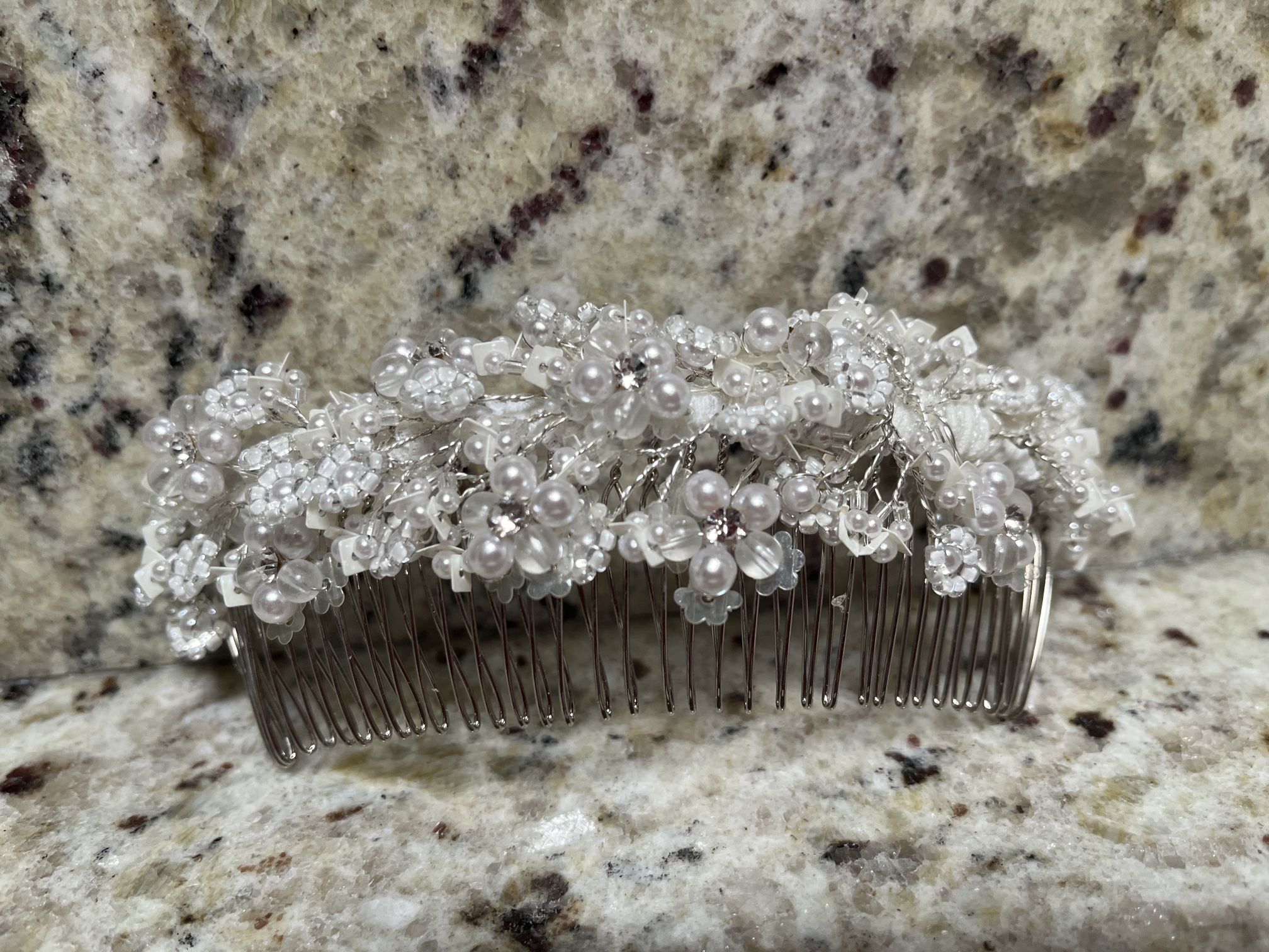 Beaded Hair Comb - New