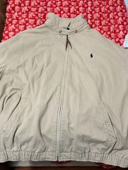Vintage Plaid-Lined Harrington Jacket Khaki Khak