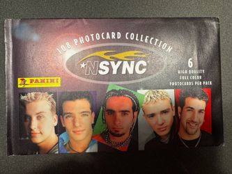 Sealed 1999 Panini *NSYNC Photocard Pack