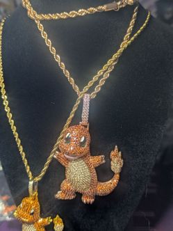 🔥 Iced Out Charmand3r-Inspired Pendant 🔥