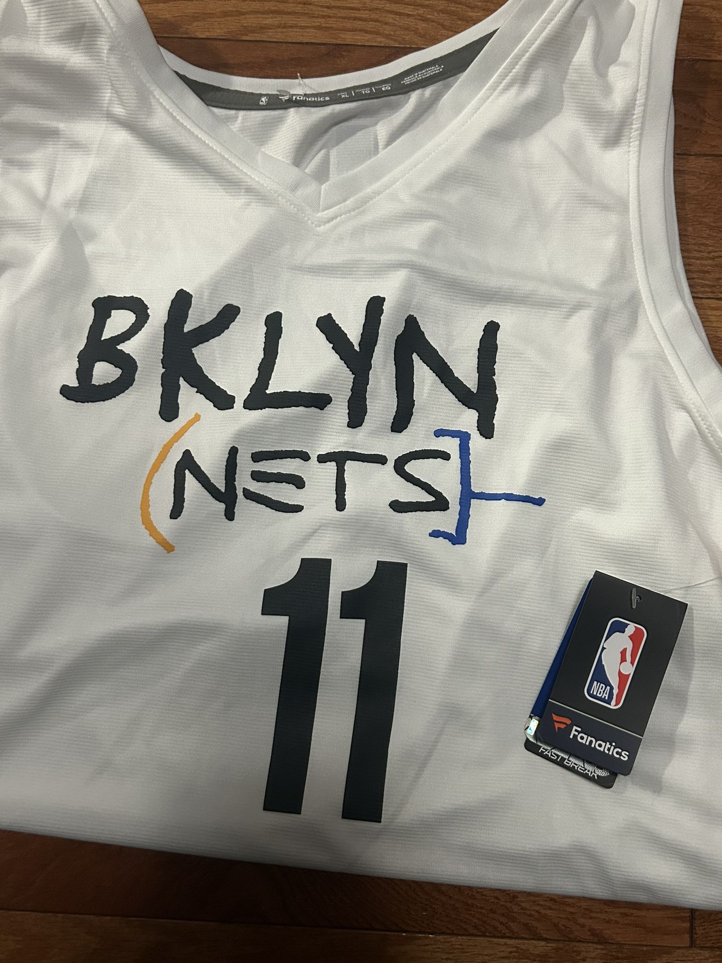 Nike Swingman Brooklyn Nets Kyrie Irving Basquiat Jersey NWT Size Xl for  Sale in Alexandria, VA - OfferUp