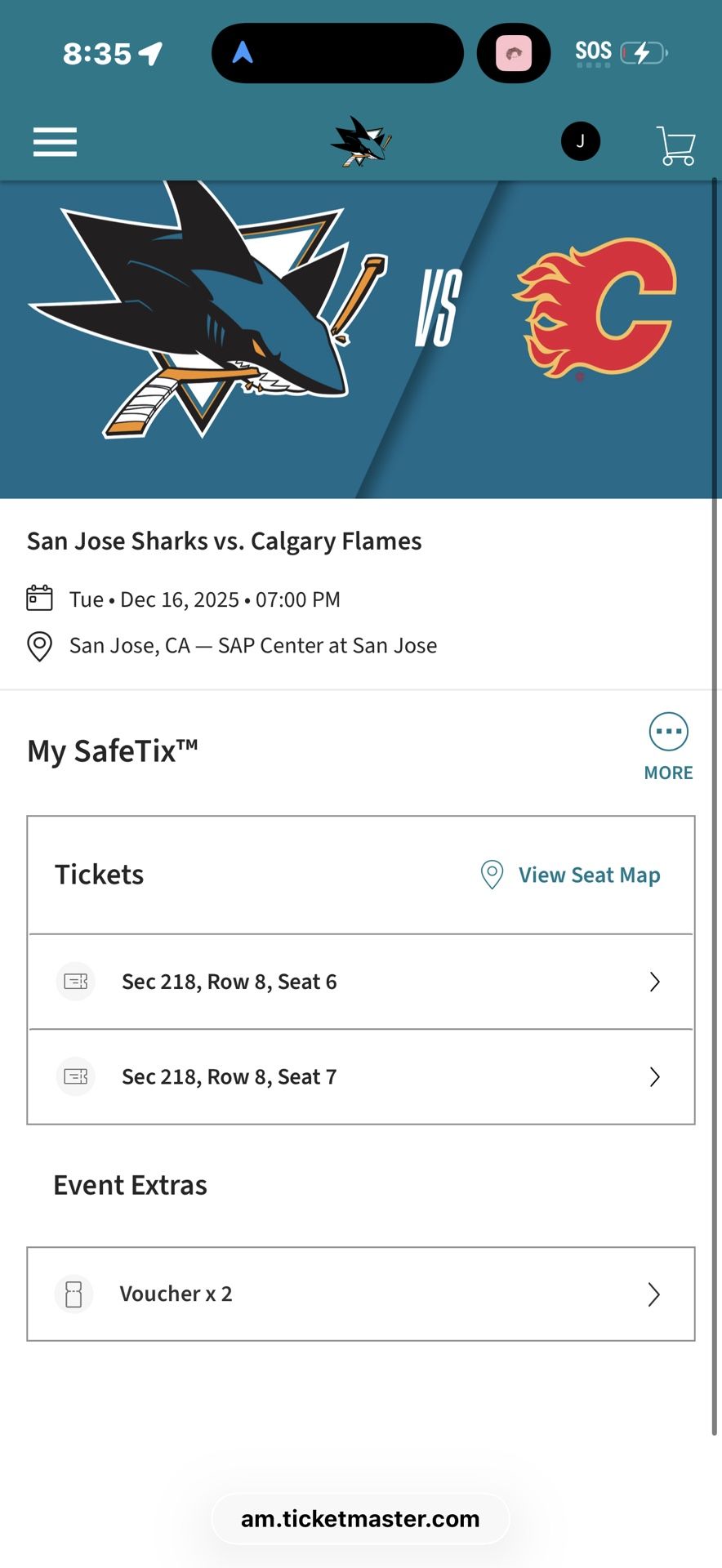 Shark Ticket 38$
