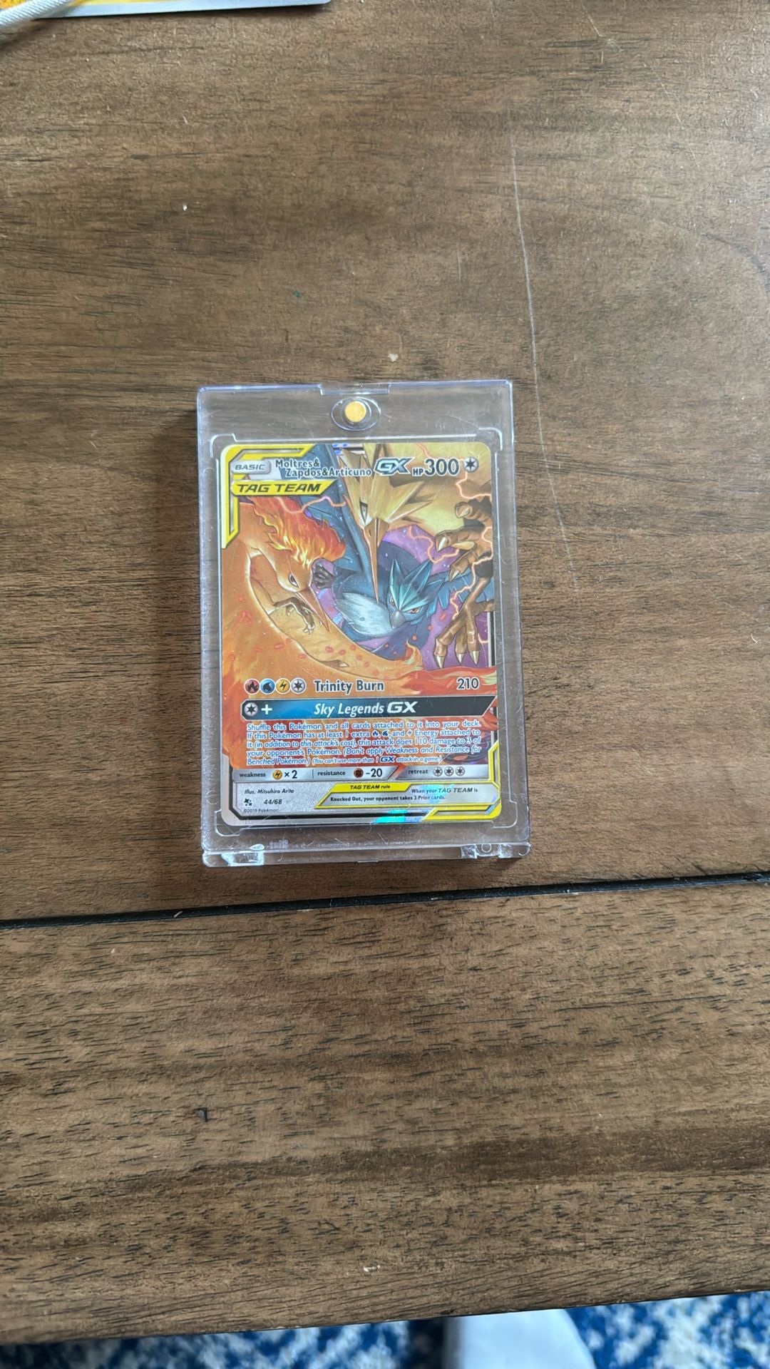 Pokemon card: Moltes & Zapdos & Articuno
