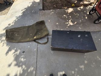 Military box and bag