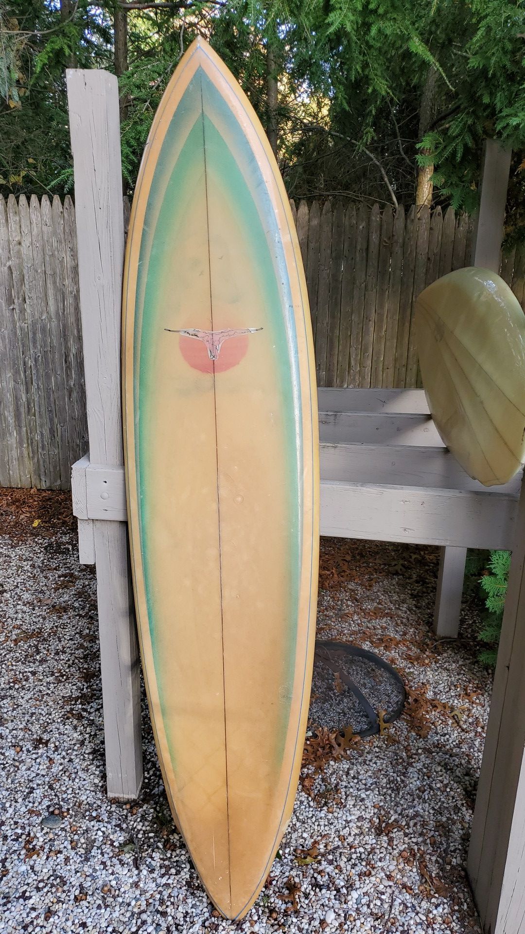 Seagull 7' surfboard from 1977