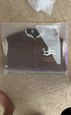 Vandy The Pink Large Varsity Jacket Tennis 