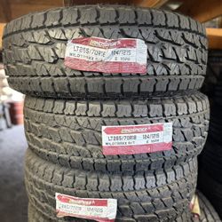 LT265/70/18 LANDSPIDER- NEW TIRES $145 EACH TIRE/ CADA LLANTA- INSTALLED AND BALANCED