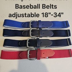 Champro Youth Brute Baseball Belt Adj 18"-34"