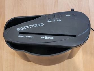 Paper shredder straight cut 5 sheet