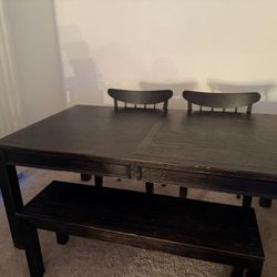 Dining Table With Bench + Chairs
