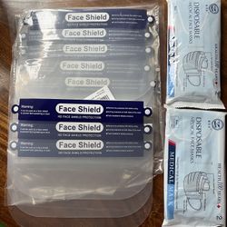 Kids Face Shields And Adult Face Masks