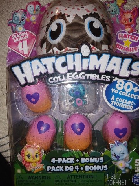 Hatachimals Colleggtibles 4-pack + Bonus