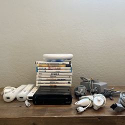 Nintendo Wiiu With 9 Games 