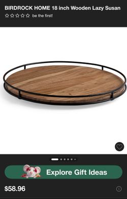 Wooden Lazy Susan