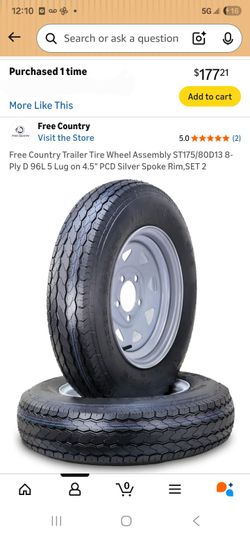 Trailer Tires St175/80D13