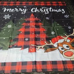 Cloth Christmas Shower Curtains