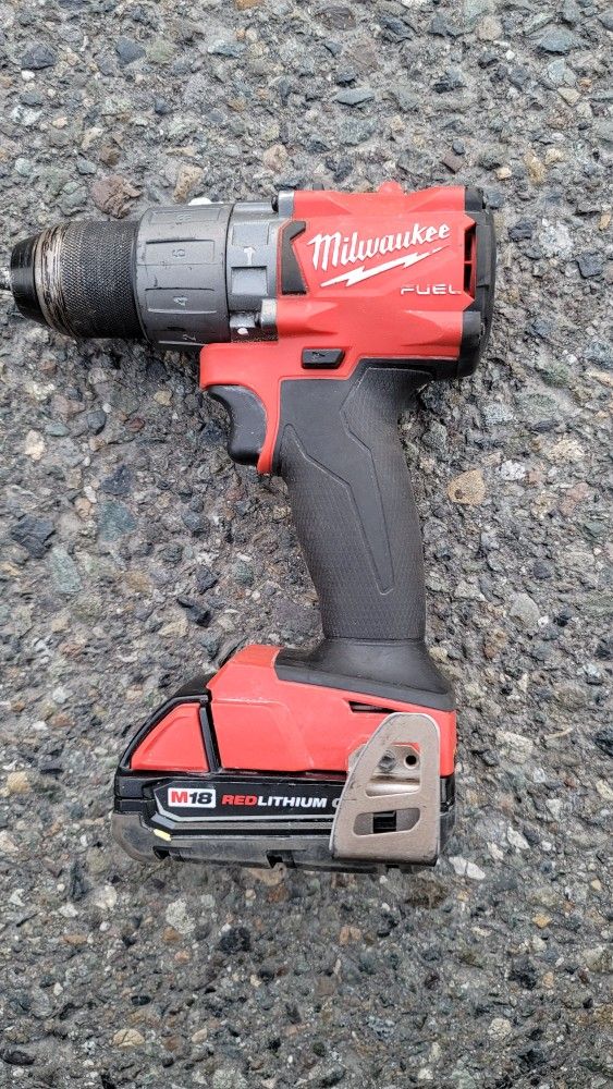 Milwaukee Hammer Drill & Battery