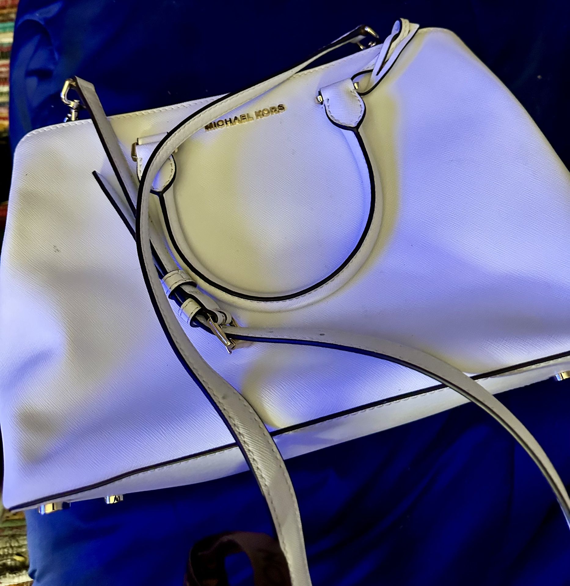 Brand New Condition! Micheal Kors Large White Purse!