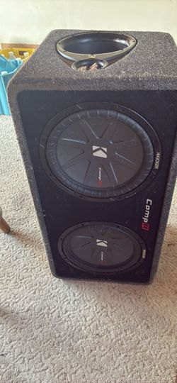Kicker CompR Dual Subwoofer Box