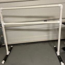 Homemade PVC Ballet Bar
