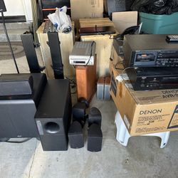 Lots of Stereo Equip ( Denon, Klipsch, Bose)