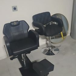 Pedicure Seats And Barber Chair Both for 300$