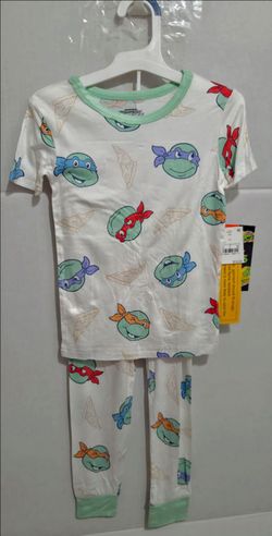 Teenage Mutant Ninja Turtles Boys 2-Piece Cotton Pajama Set, Size 5 Toddler
