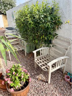 Set of 4 Patio Chairs