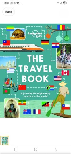 NEW The Travel Book Country In The World Kids Children Adult Education Learning Book