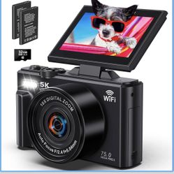 5K Digital Camera With WiFi 
