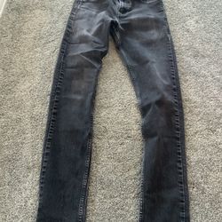 Men’s Levi’s Skinny Black Jeans 29 X 32