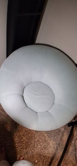Original PB Teen Blue Lounge Sofa Chair – Premium Room Furniture